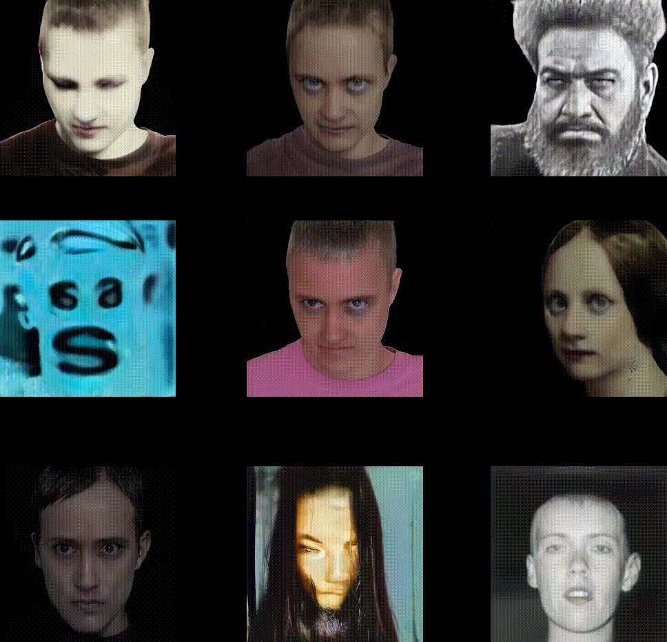 a grid of avatar headshots