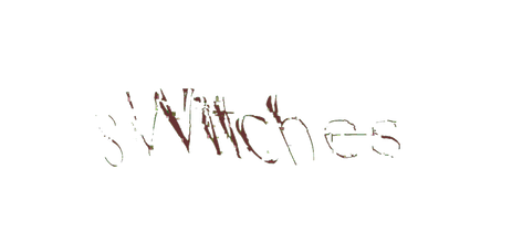 a gif of a handwritten logo that says “switches” that is warping